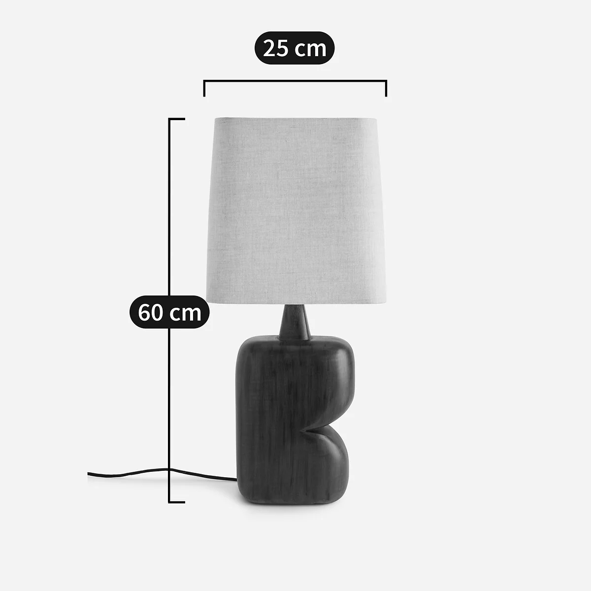 Gyra Mango Table Lamp with Linen Shade – image 8