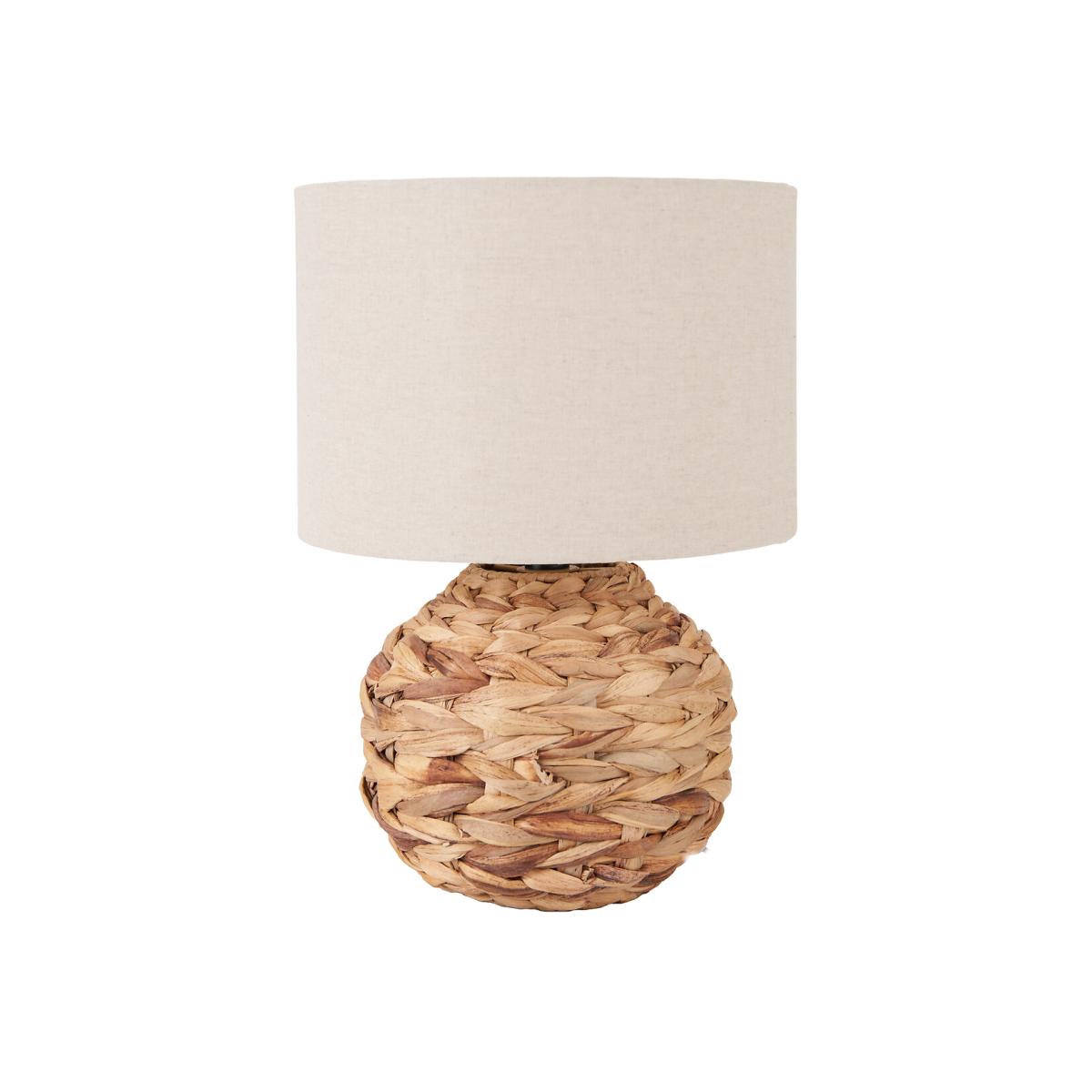Zeke Water Hyacinth Table Lamp – image 1