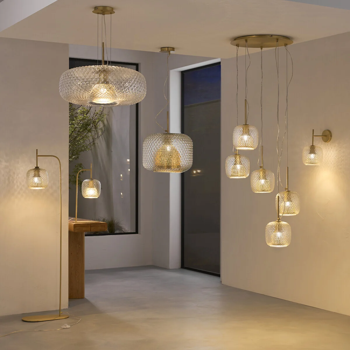 Mistinguett Chiselled Glass Reading Lamp, Designed By Emmanuel Gallina – image 2