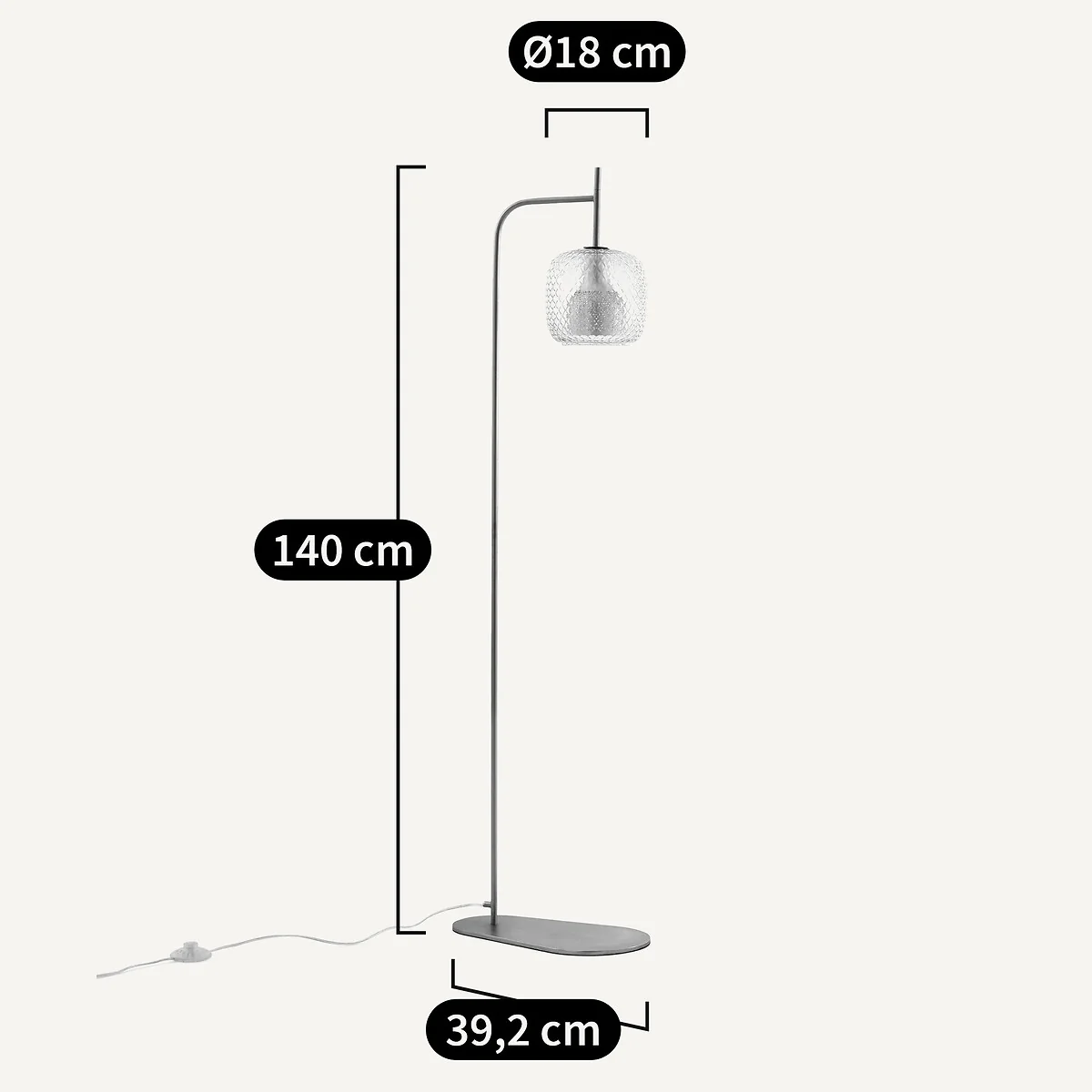 Mistinguett Chiselled Glass Reading Lamp, Designed By Emmanuel Gallina – image 6
