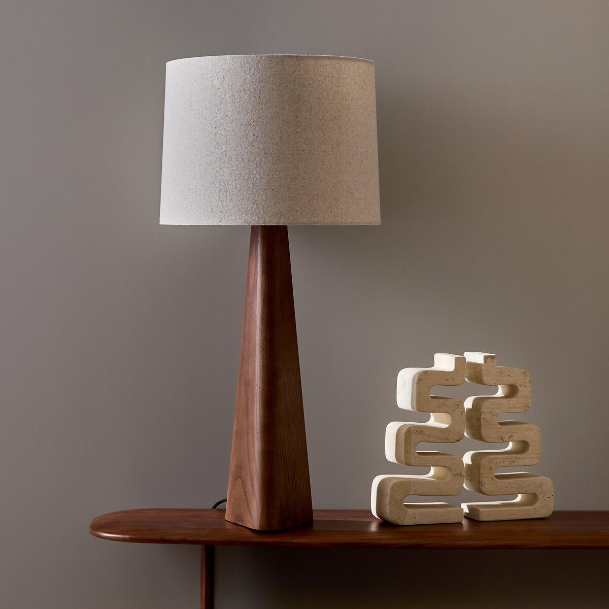 Nestwood Lamp in Walnut-Stained Oak and Linen – image 3