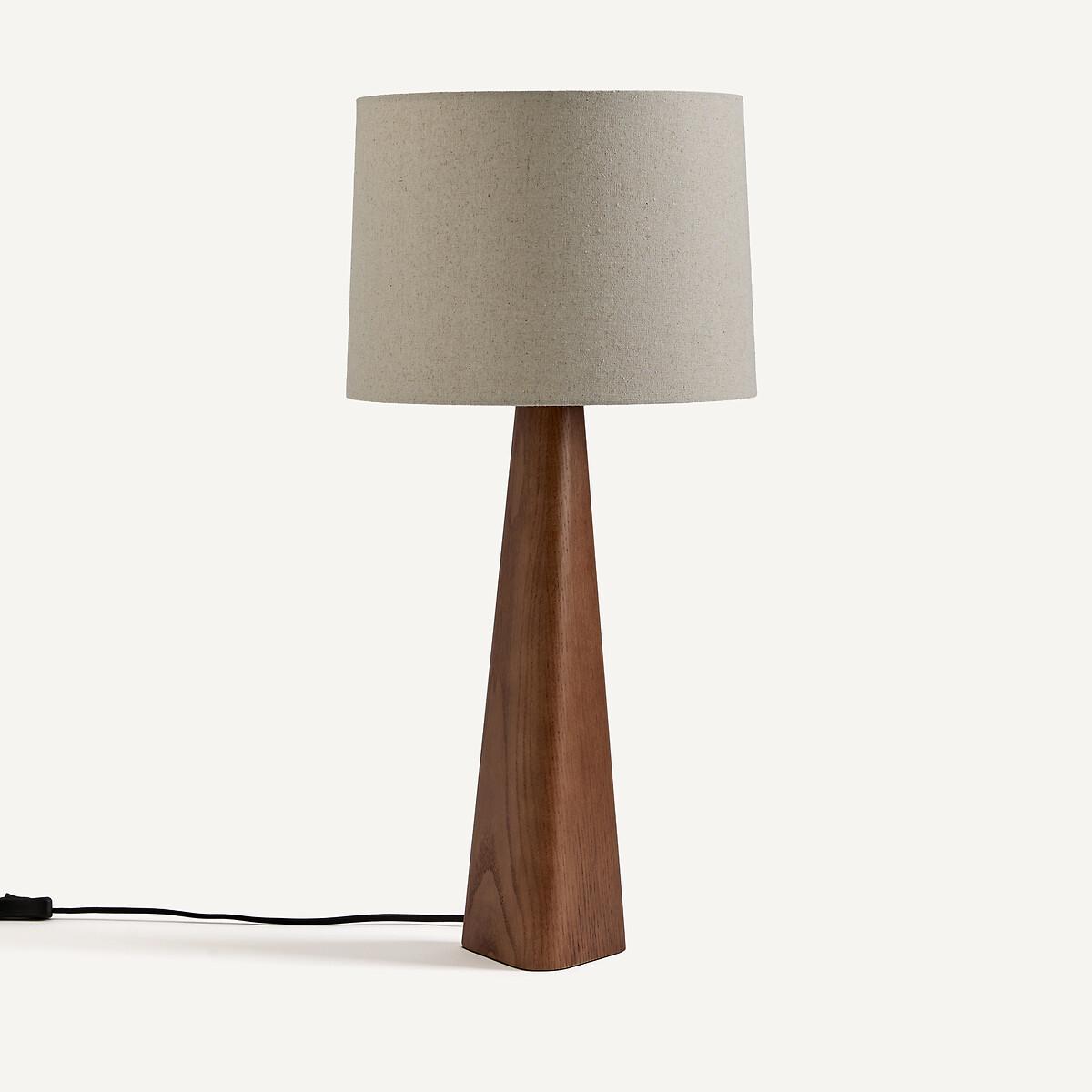 Nestwood Lamp in Walnut-Stained Oak and Linen – image 6