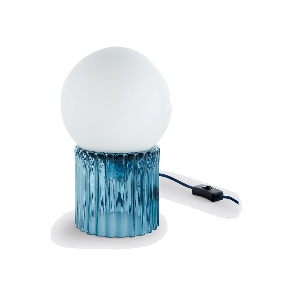 Dima Opaline & Coloured / Streaked Glass Lamp – image 1