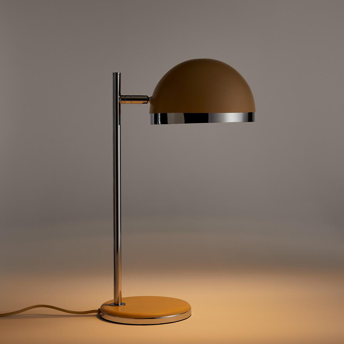 Vanyta Chrome & Coloured Metal Table Lamp – image 4