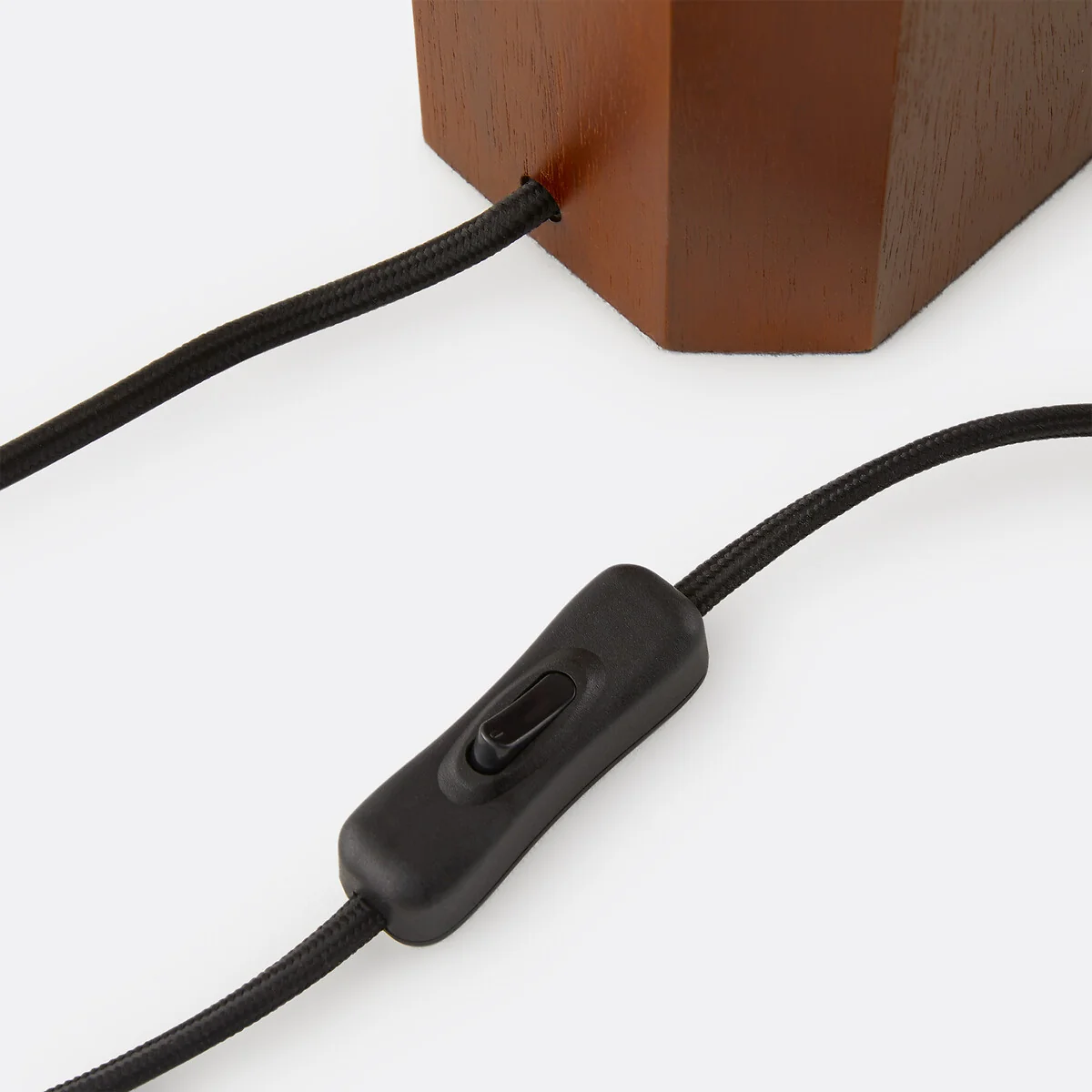 Brua Opal Glass and Oak Table Lamp – image 6