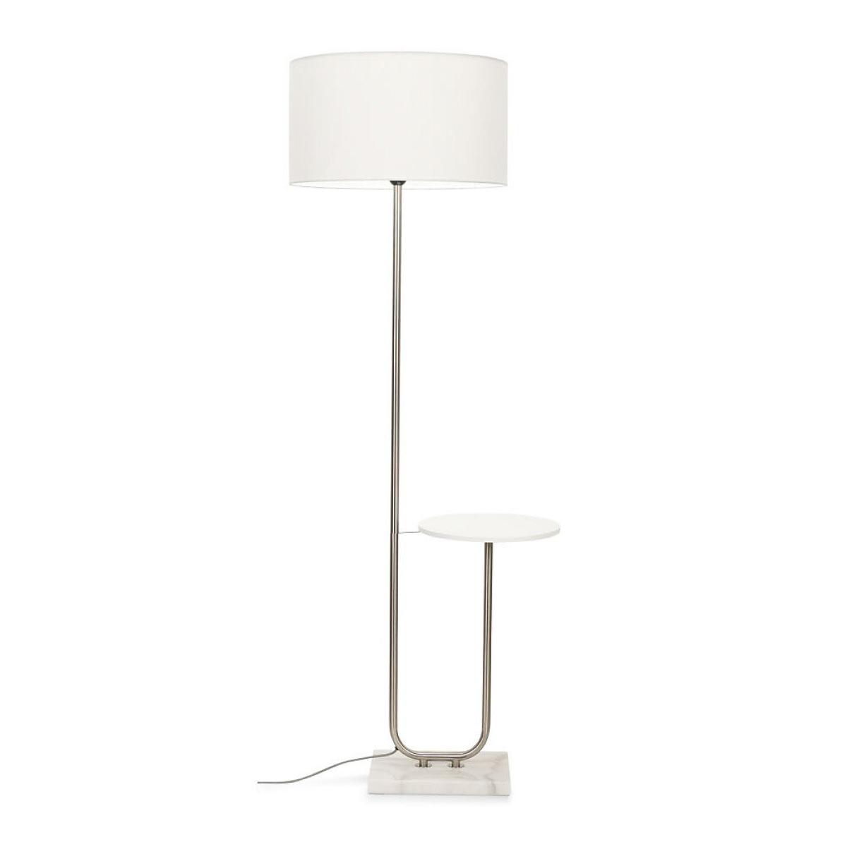 Floor Lamp with Table with Large Shade – image 6