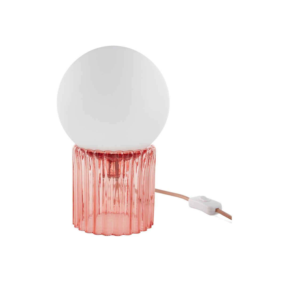 Dima Opaline & Coloured / Streaked Glass Lamp – image 1