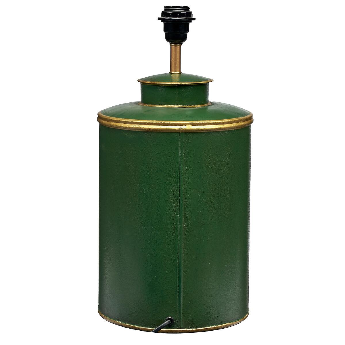 Horse Design Green Hand Painted Metal Table Lamp Base – image 2
