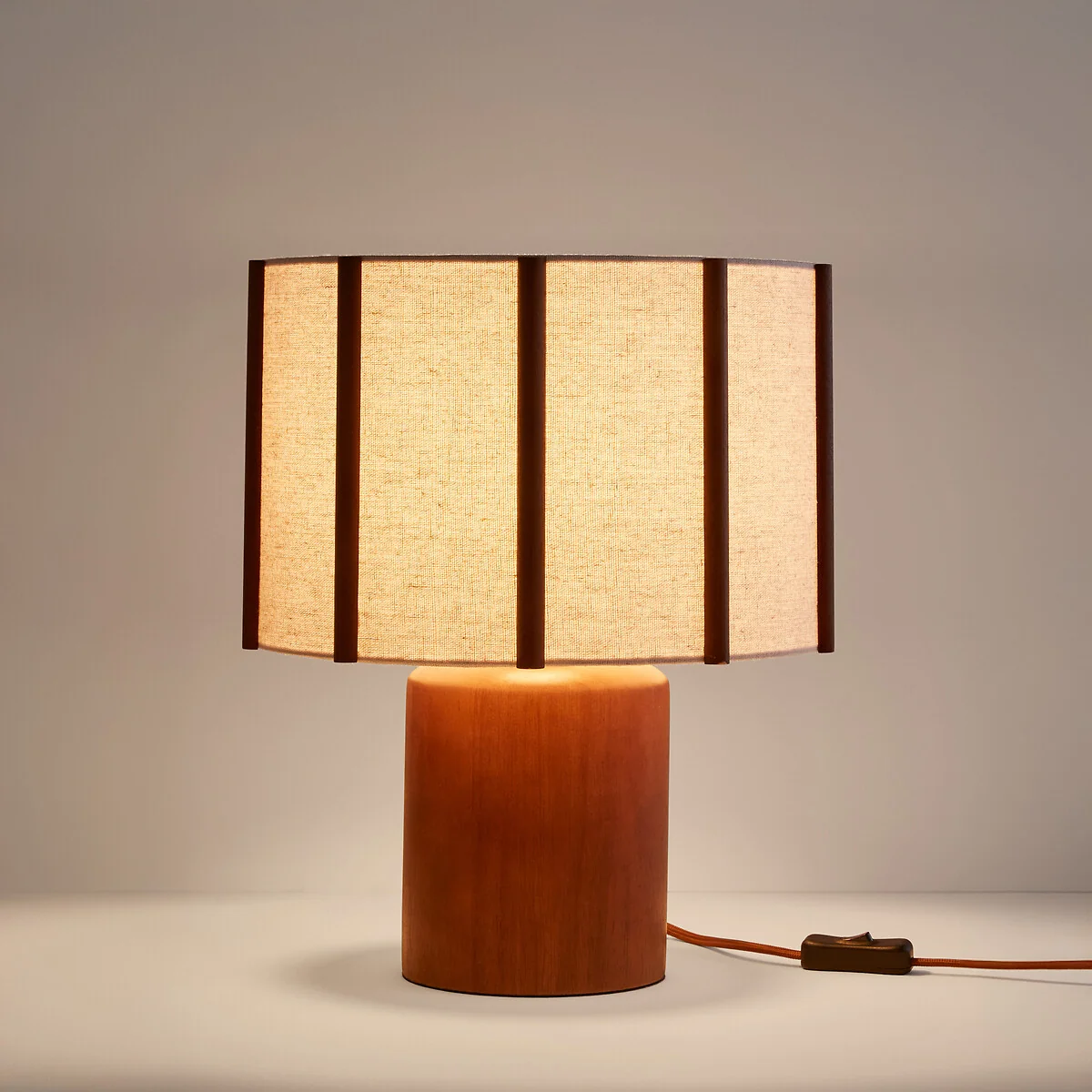 Vintela Rubber/Linen Table Lamp – image 3
