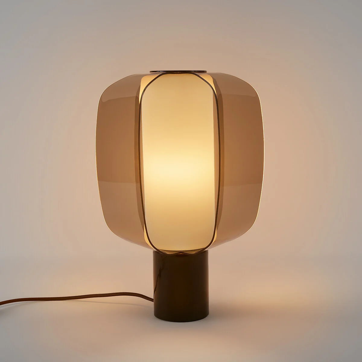 Melia Plexiglass Opal Glass and Iron Table Lamp – image 4