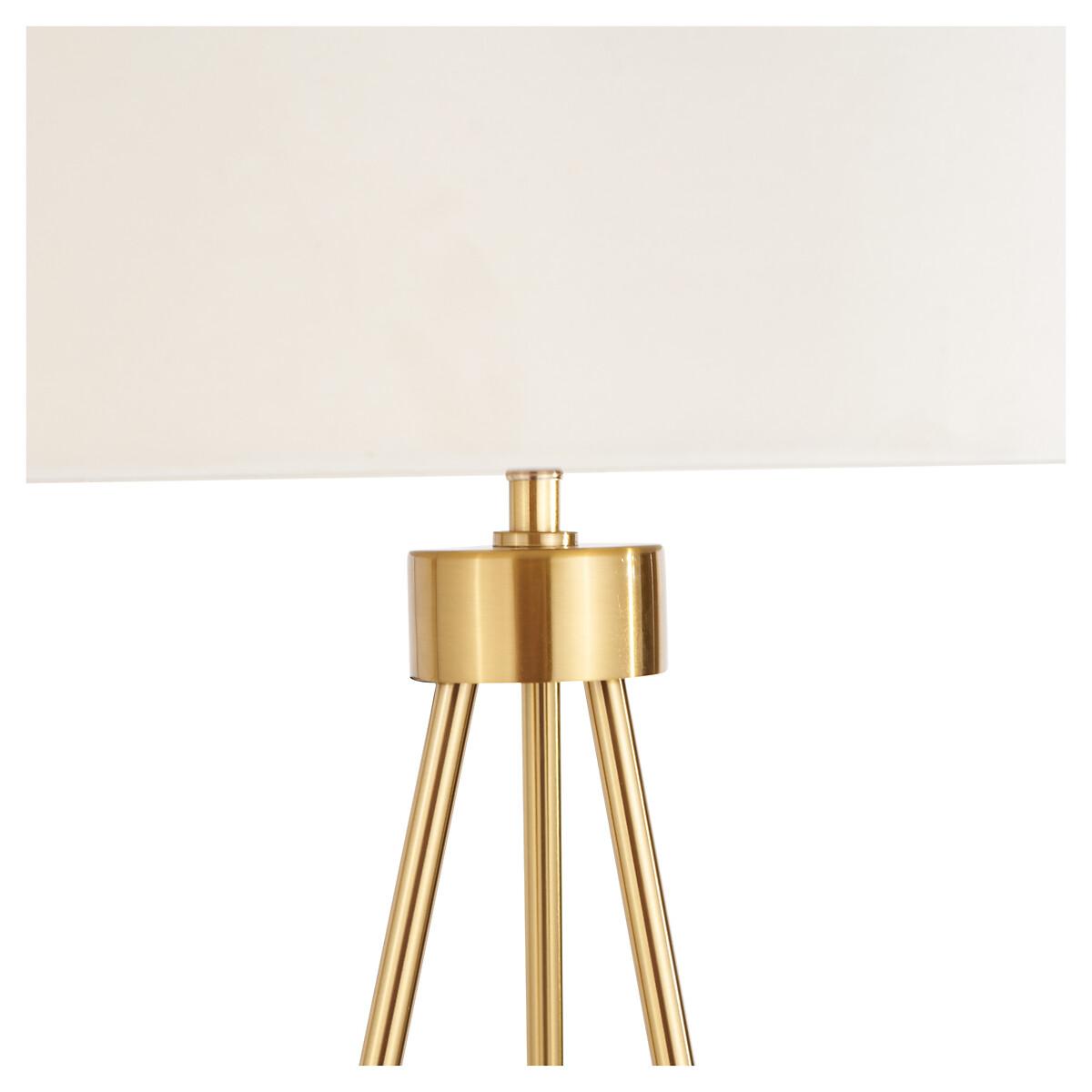 Brushed Brass Tripod Floor Lamp – image 2
