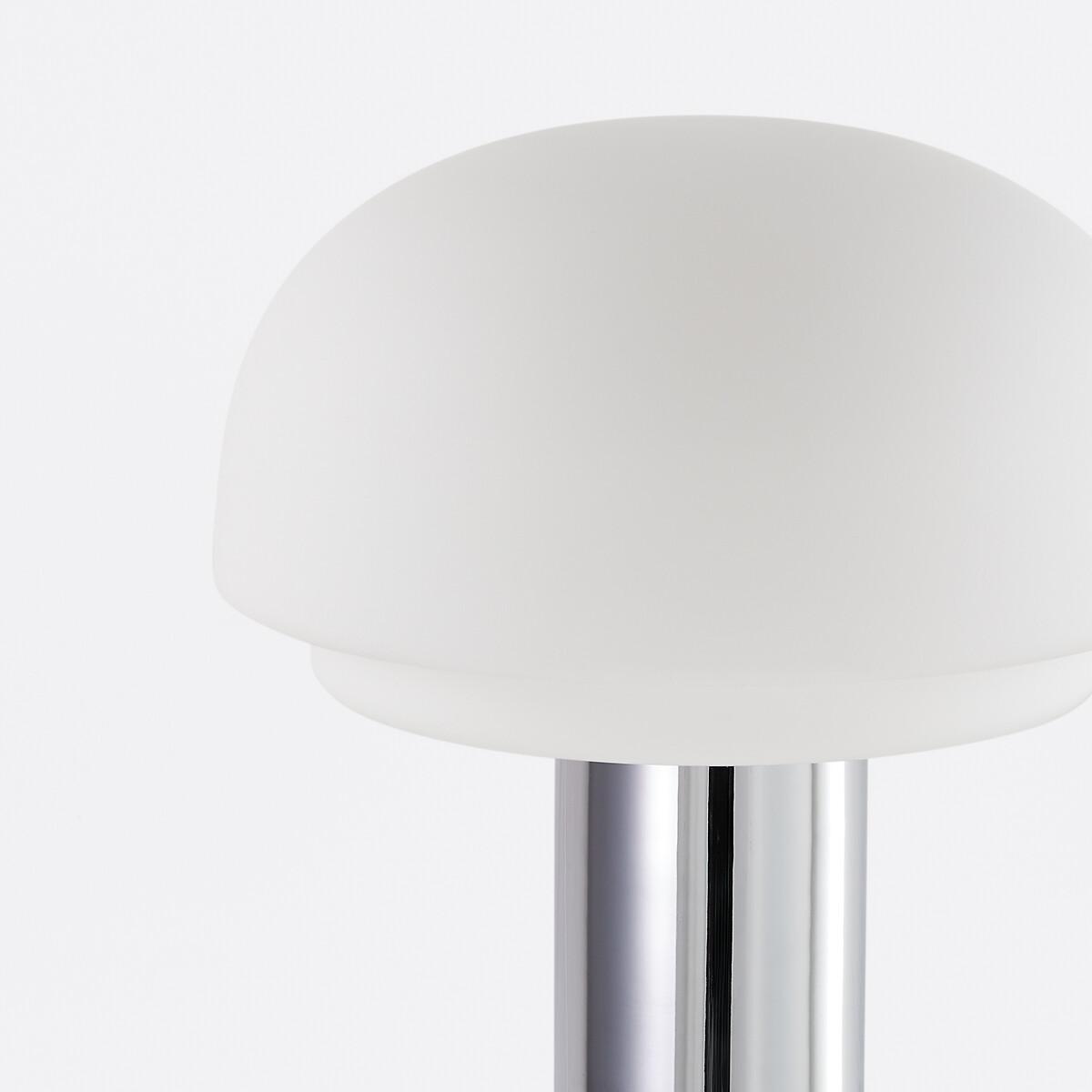 Floor Lamp in Opaline and Chrome Iron H43.1cm Agathilda – image 5