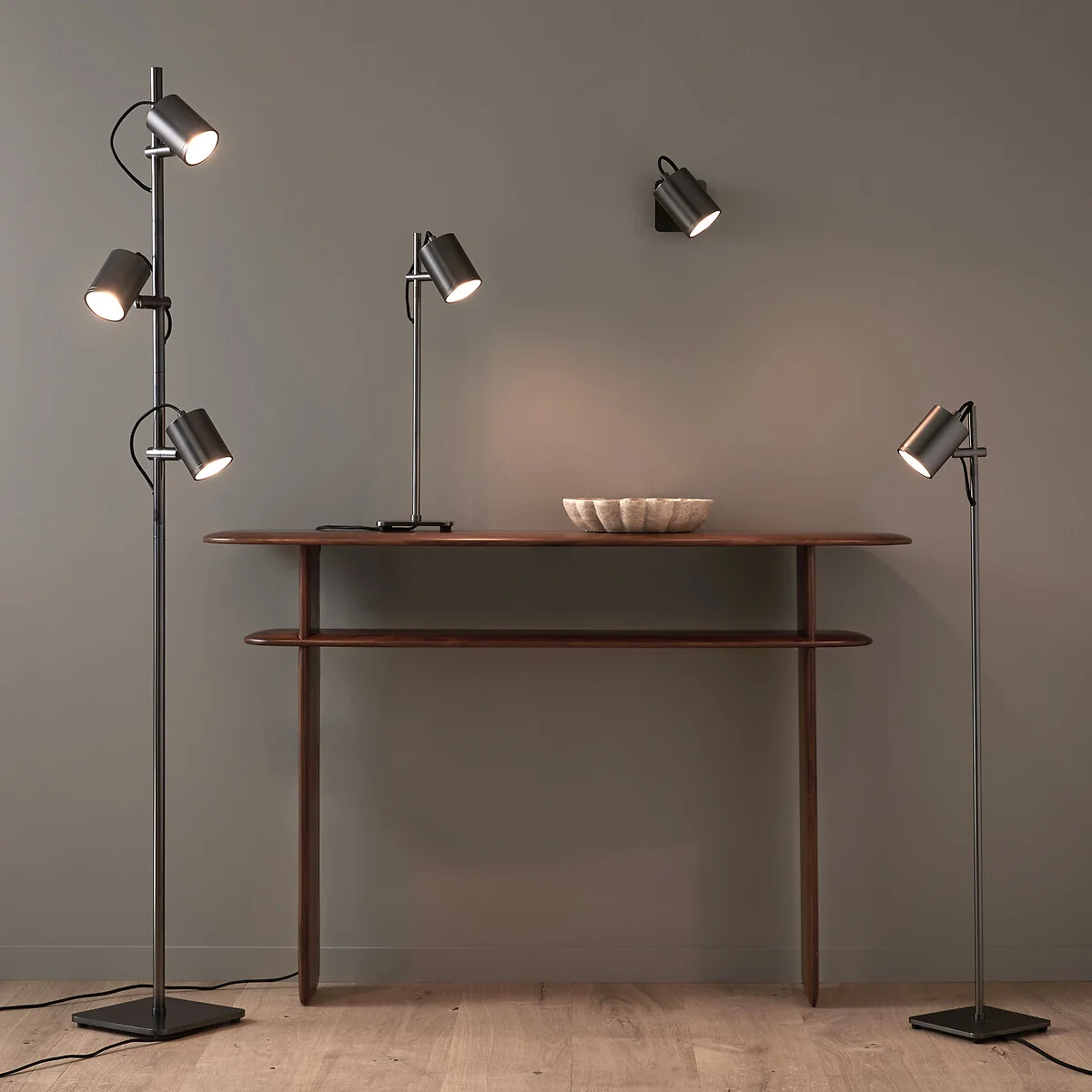 Girevole Graphite Lamp with 3 Adjustable Spotlights – image 7