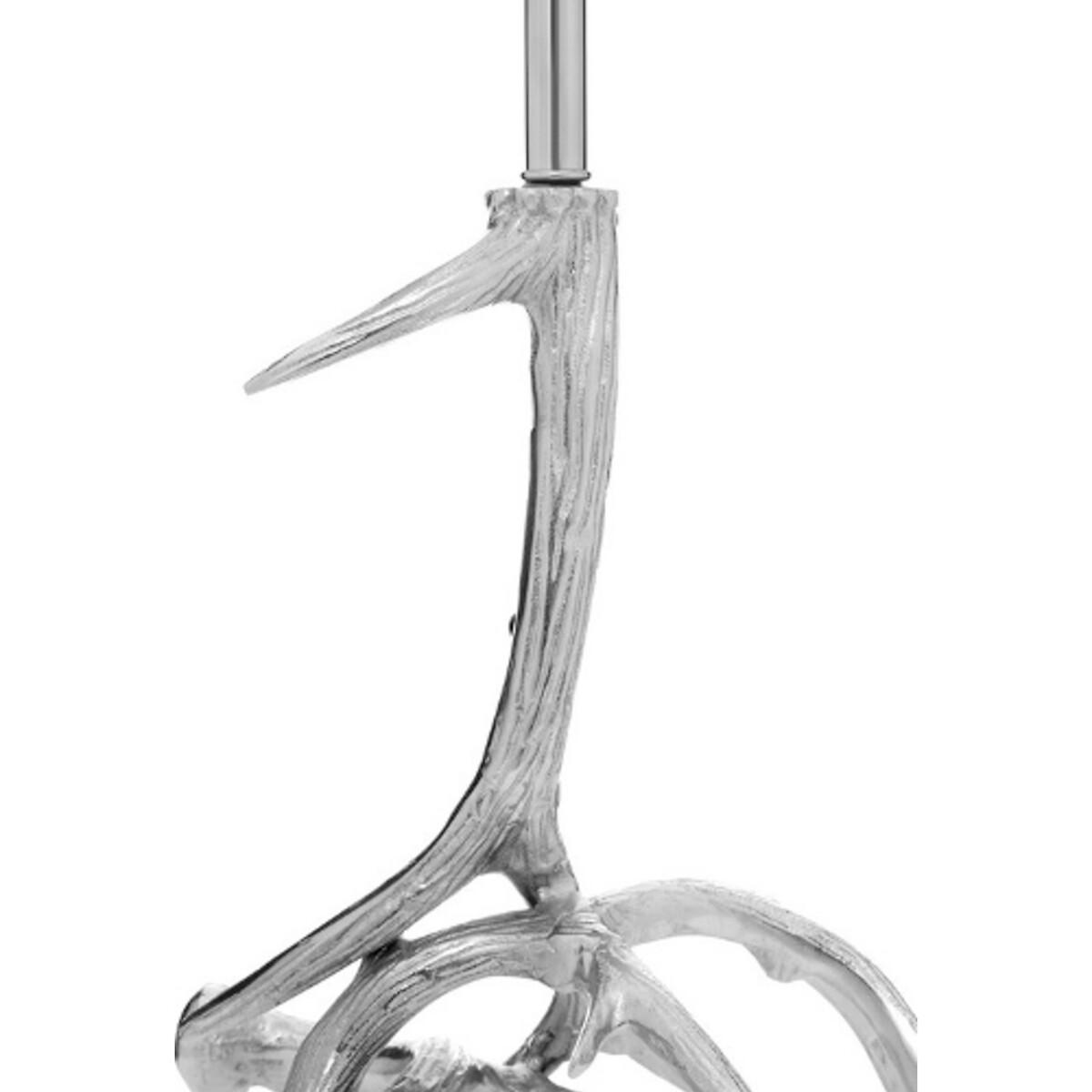 Silver Finish Antler Formation with Black Shade Table Lamp – image 4