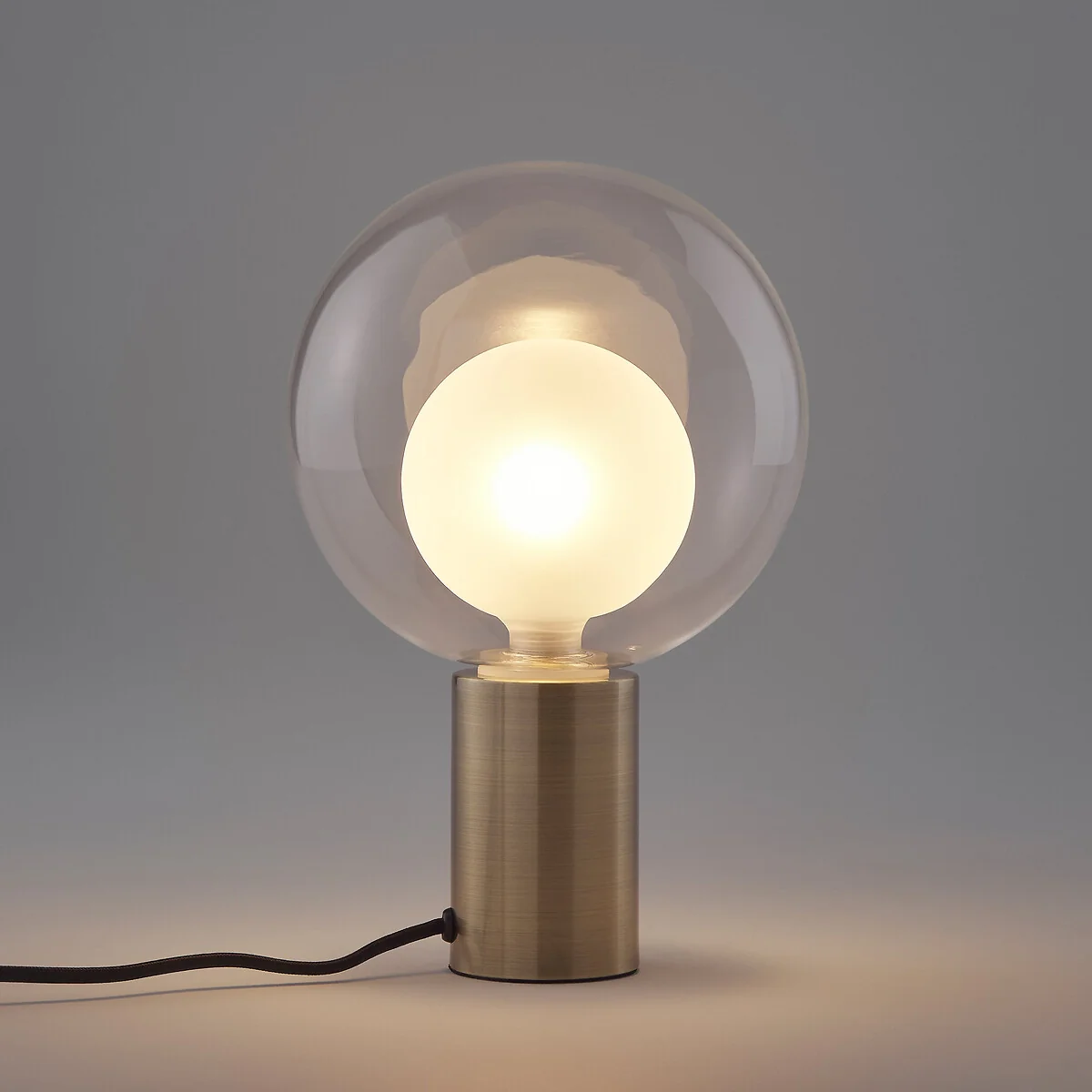 Arvin Brass & Glass Lamp – image 3