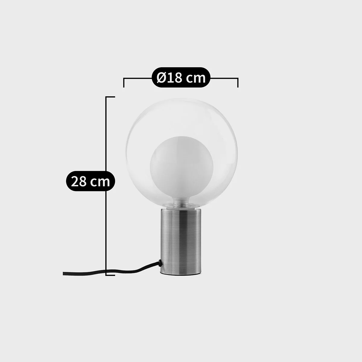 Arvin Brass & Glass Lamp – image 5