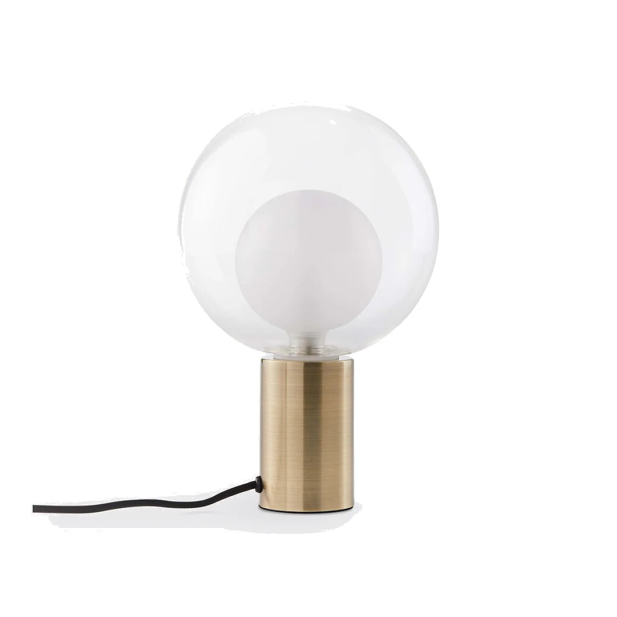 Arvin Brass & Glass Lamp – image 1