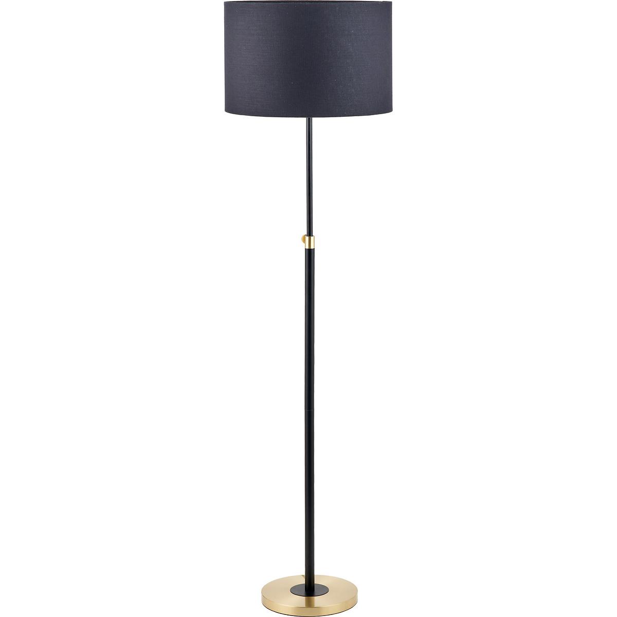 Black and Gold Metal Rise and Fall Floor Lamp – image 4