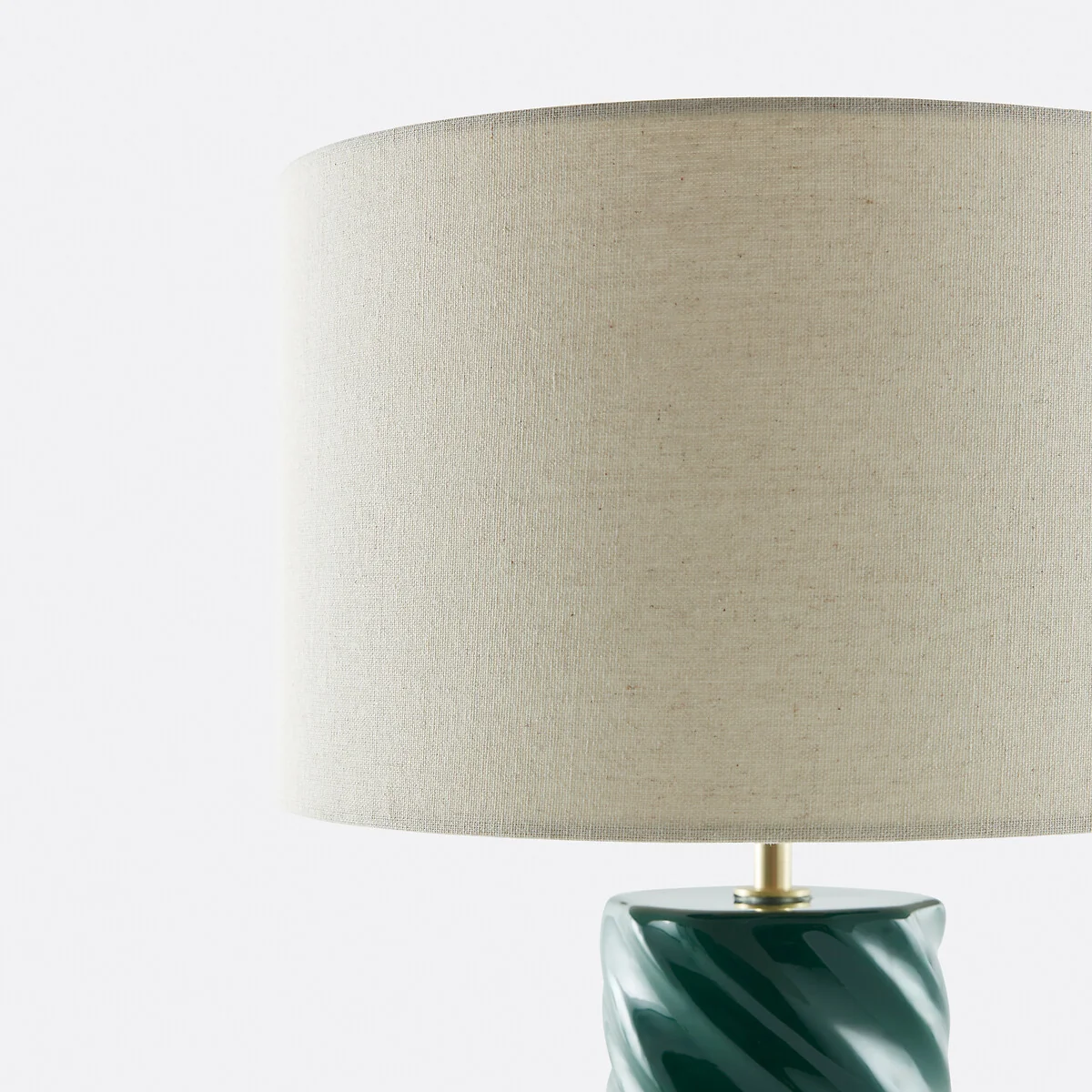 Dehen Ceramic and Linen Table Lamp – image 6