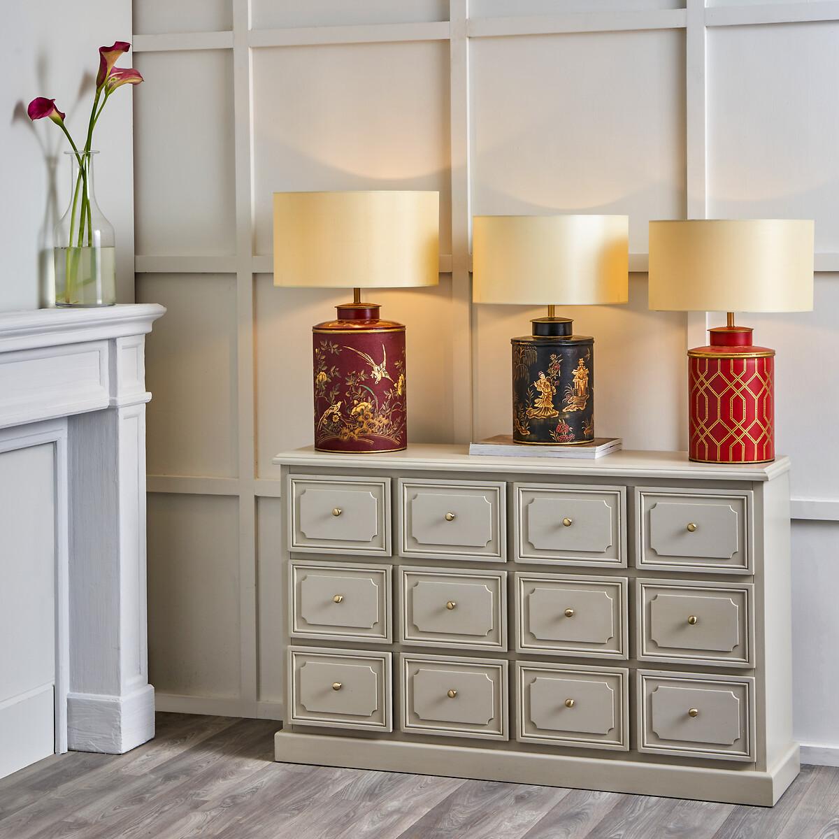 Landscape Hand Painted Table Lamp – image 9