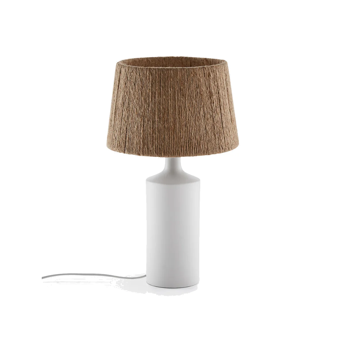 Yoru Ceramic and Hemp Table Lamp – image 1