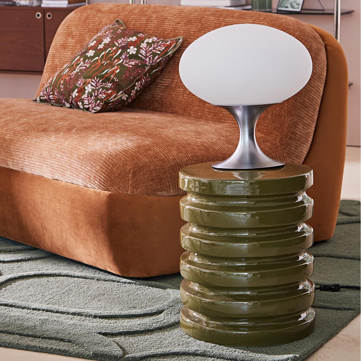 Table Lamp in Opaline and Chrome Metal Merisa – image 2
