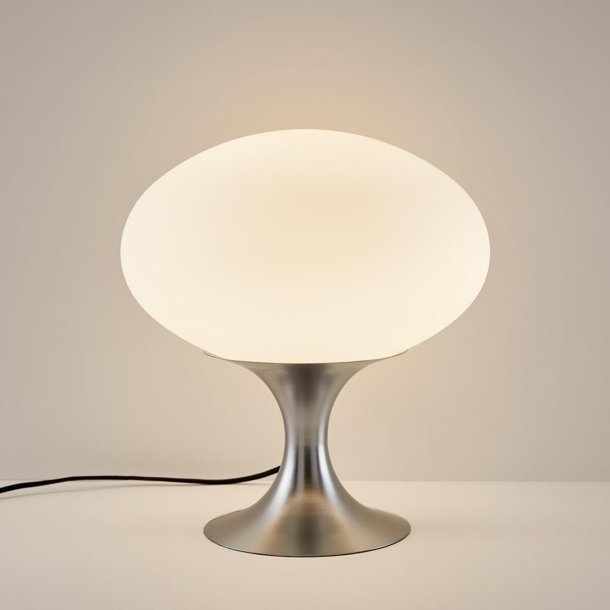 Table Lamp in Opaline and Chrome Metal Merisa – image 3