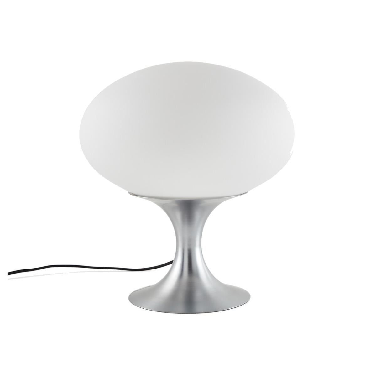 Table Lamp in Opaline and Chrome Metal Merisa – image 1