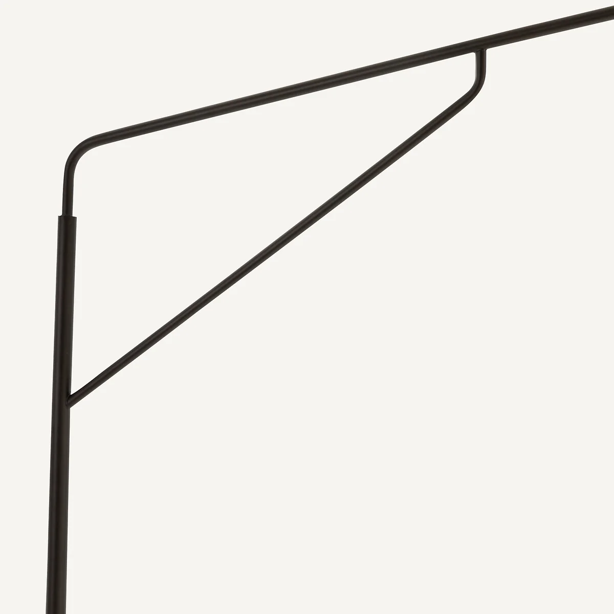 Cinqua Metal & Linen Arch Floor Lamp – image 5