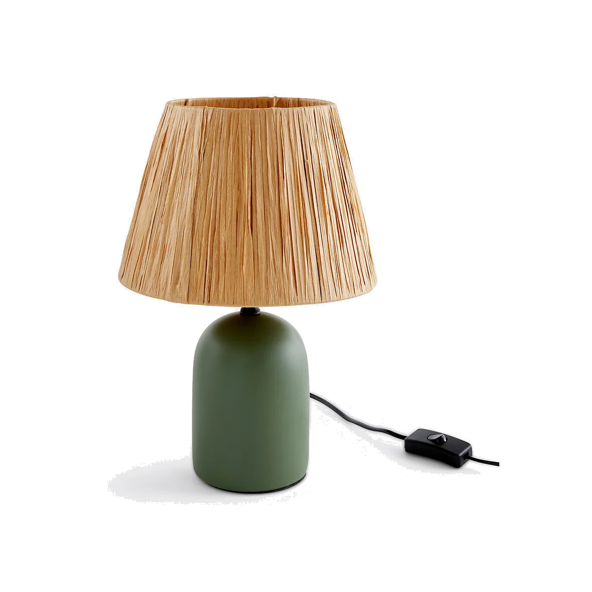 Doblio Ceramic & Raffia Table Lamp