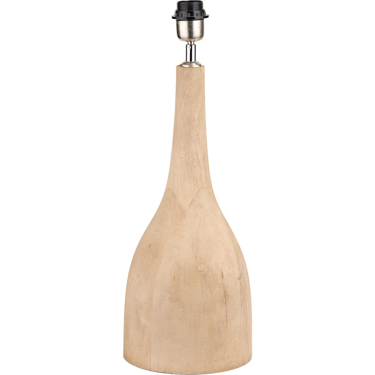 Natural Mango Wood Curved Table Lamp Base – image 3