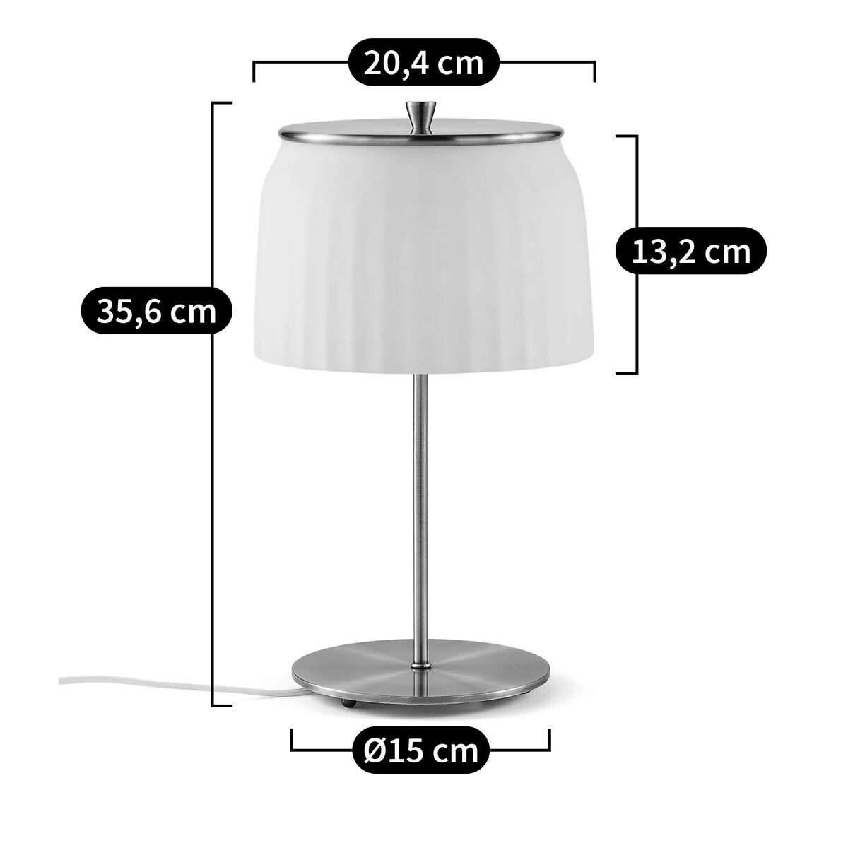 Canelé Opaline & Metal Table Lamp – image 12