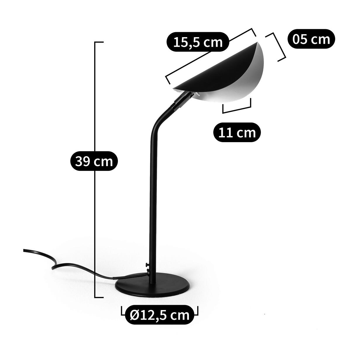 Funambul Matte Black Metal Adjustable Table Lamp – image 8