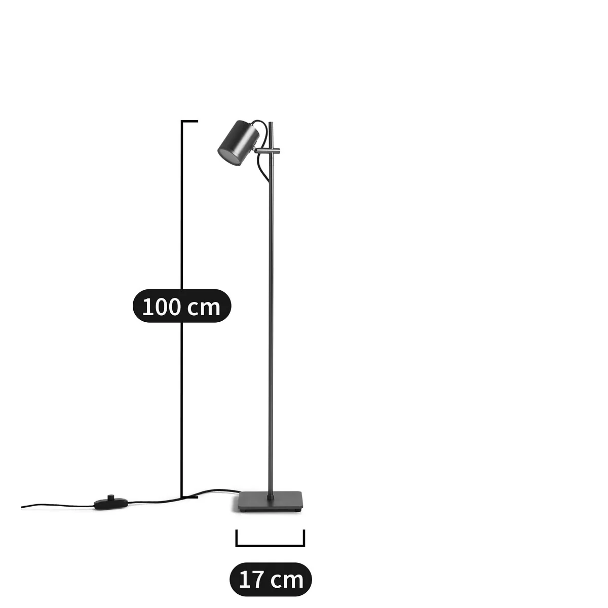 Girevole Graphite Adjustable Spot Reading Lamp – image 7