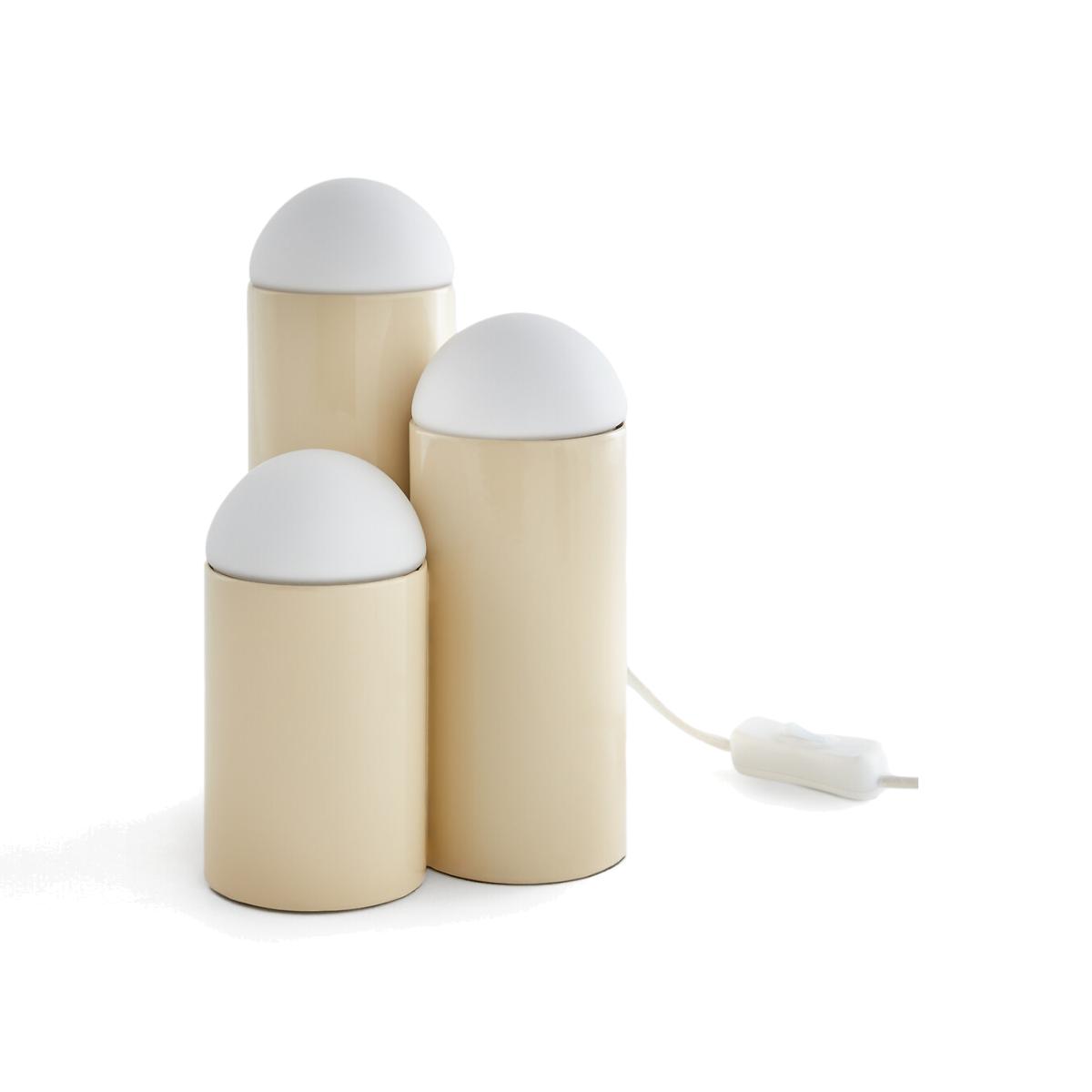 Quillo Opaline & Metal Table Lamp – image 1
