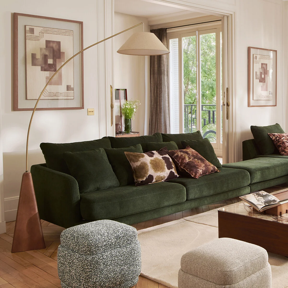 Nestwood Walnut-Stained Solid Oak Floor Lamp – image 2