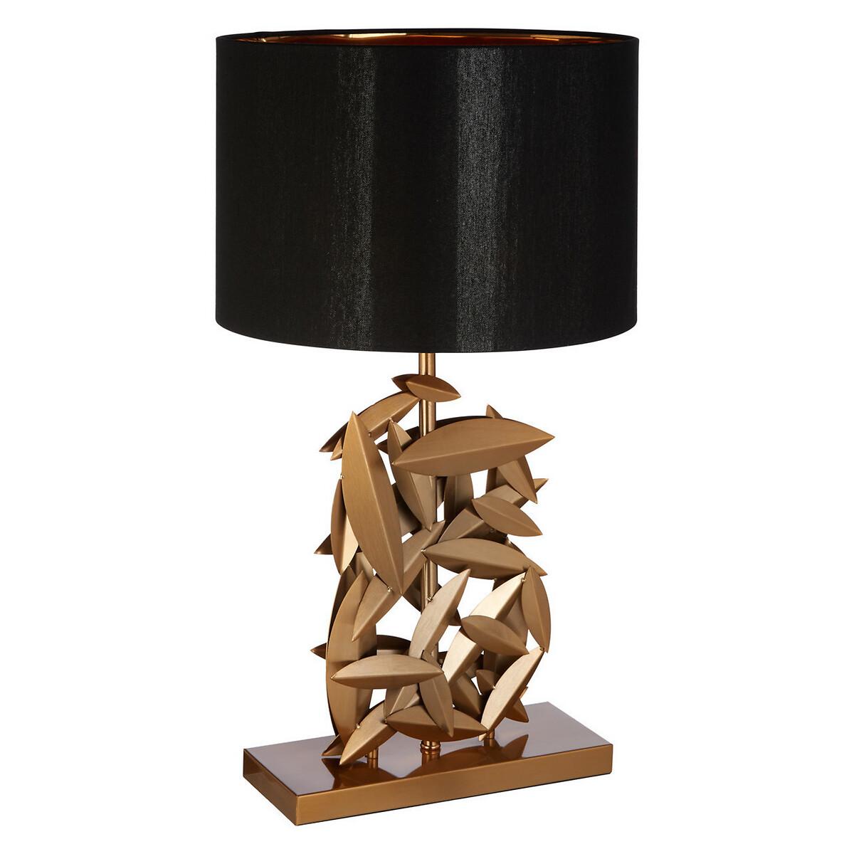 Cascading Gold Leaf Abstract Table Lamp – image 2