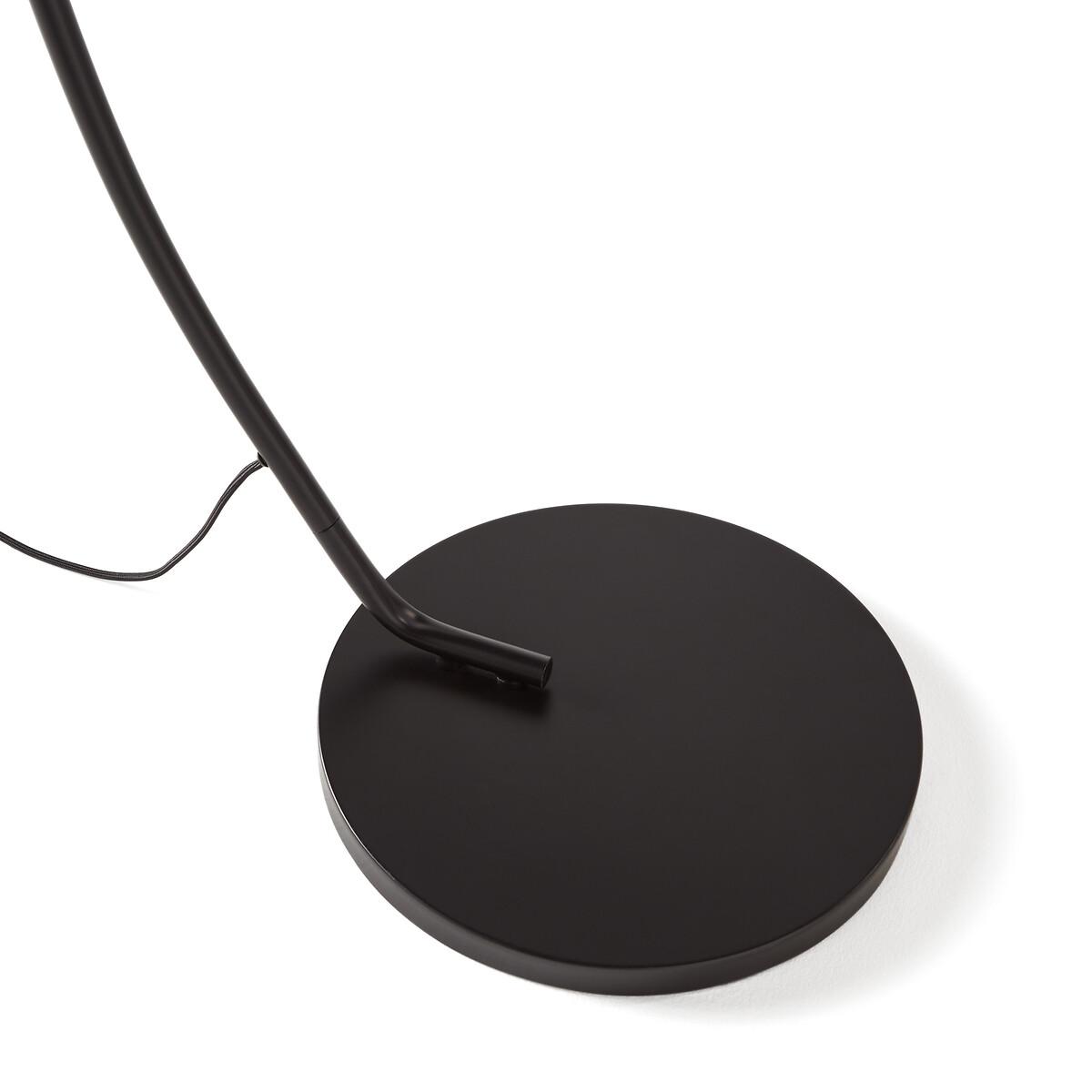 Lola Metal & Rattan Arc Floor Lamp – image 5