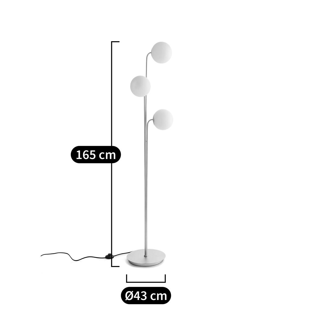 Moricio Brass & Smoked Glass Floor Lamp – image 5