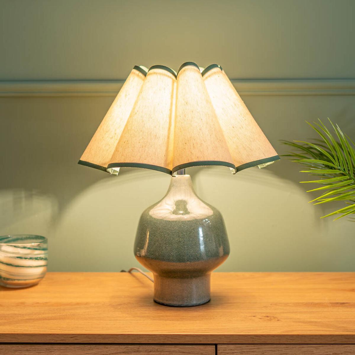 Jamie Green Ceramic Table Lamp – image 3