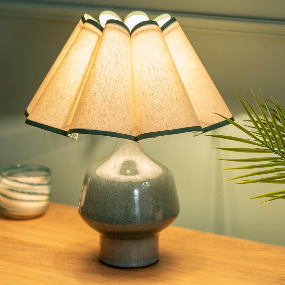 Jamie Green Ceramic Table Lamp – image 4