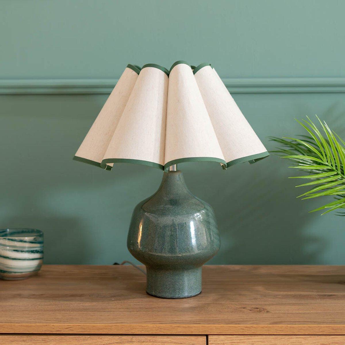 Jamie Green Ceramic Table Lamp – image 1