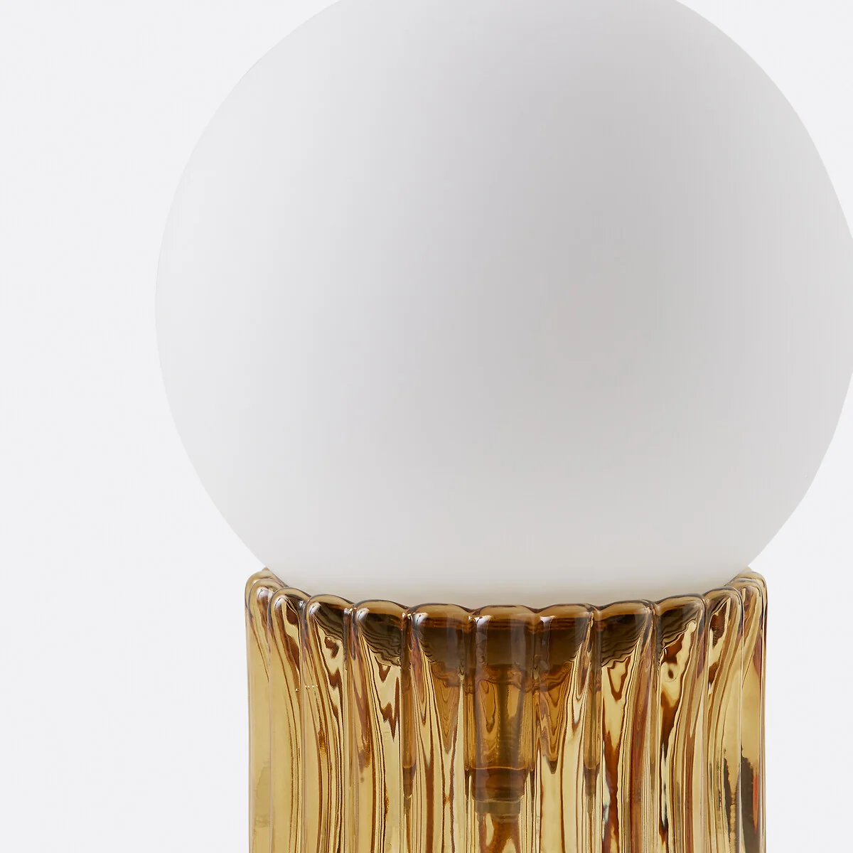 Dima Opaline & Coloured / Streaked Glass Lamp – image 5