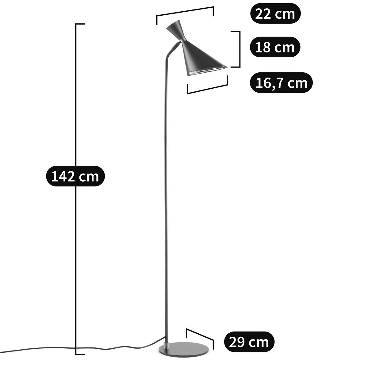 Farria Adjustable Metal Floor Lamp – image 6