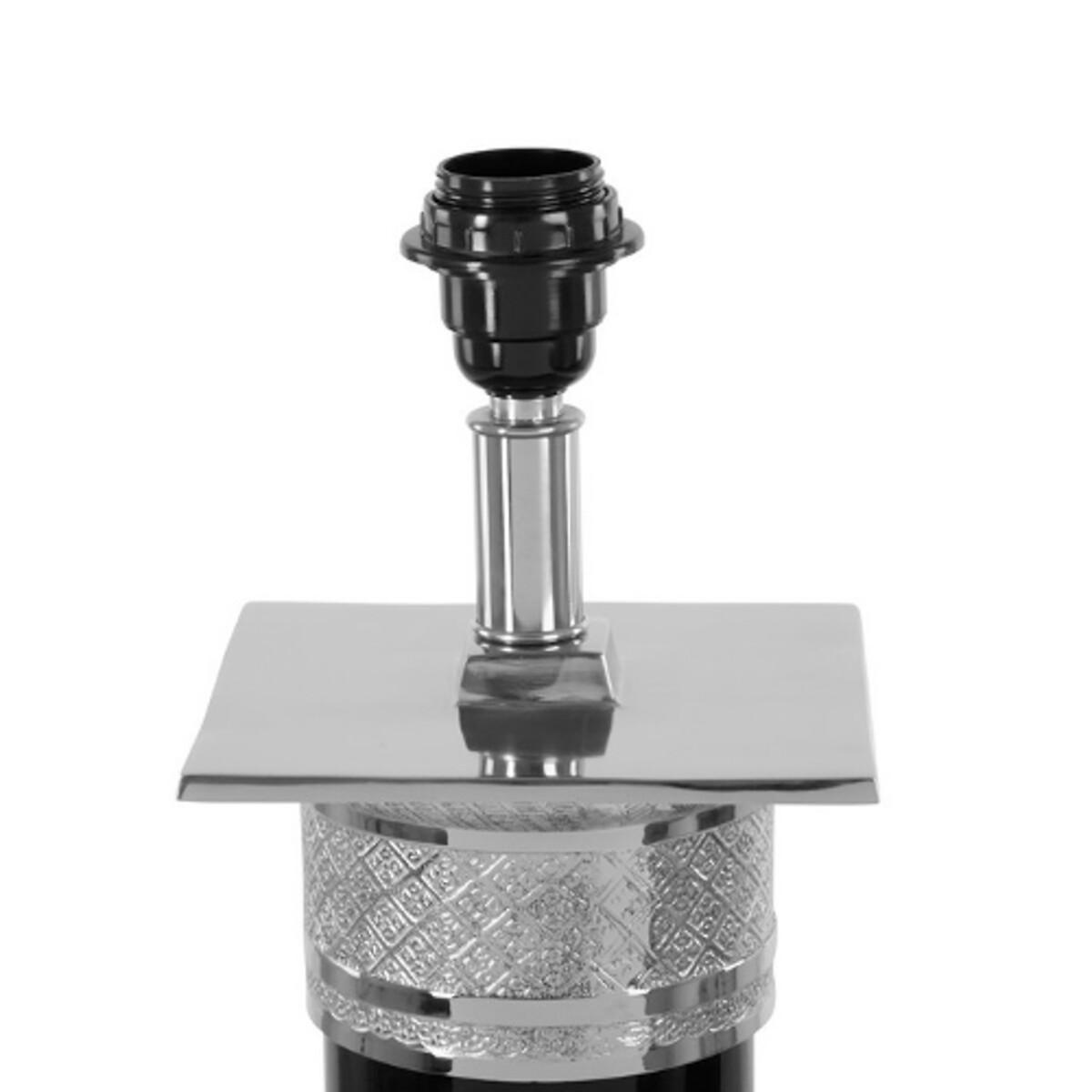 Black & Silver Table Lamp Base – image 3