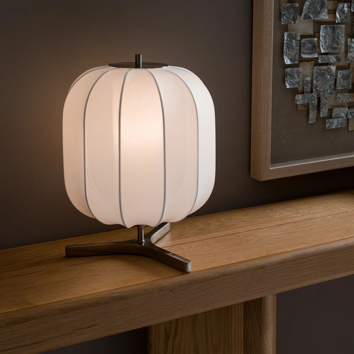 Satchi Mesh Lantern Table Lamp – image 1