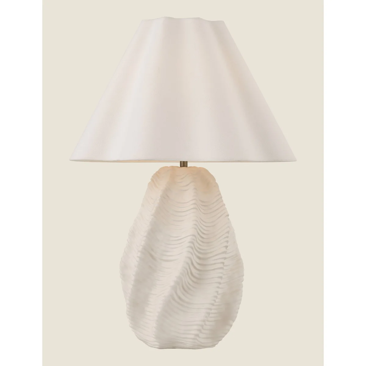 Laura Ashley Strata Table Lamp White – image 2