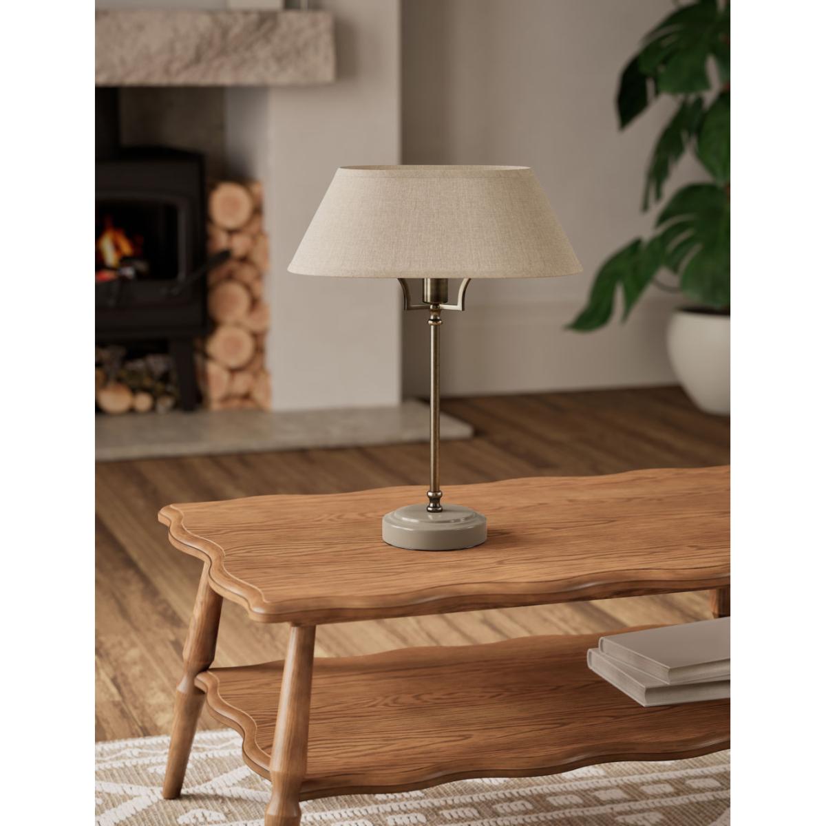 M&S Hugo Table Lamp - Antique Brass, Antique Brass – image 2
