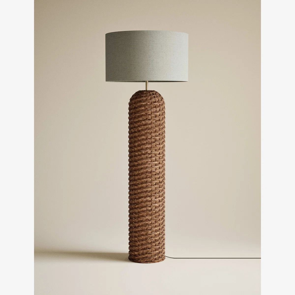 M&S Seagrass Base Floor Lamp Natural – image 1