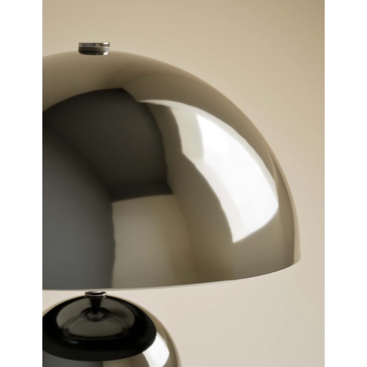 M&S Colby Large Rechargeable Table Lamp Chrome – image 3
